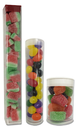 Clear plastic candy clearance packaging