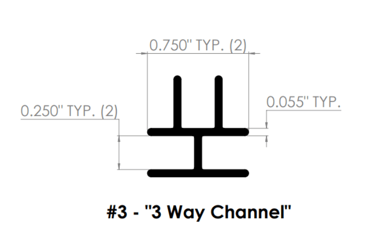 #3 3 Way Channel