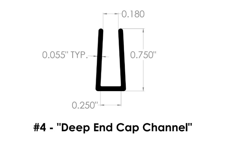 #4 Deep End Cap Channel